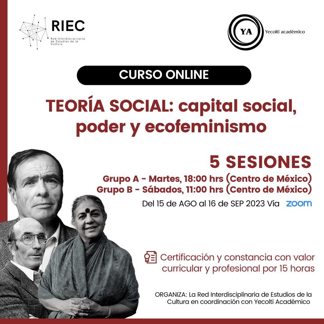 Seminario de Antropología y Teoría Social: de las teorías de la modernidad a las teorías feministas