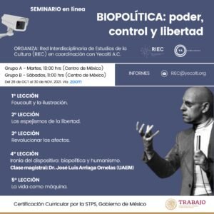 Seminario Biopolítica: poder, control y libertad